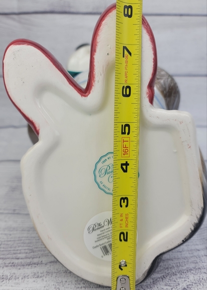 Pioneer Woman Ceramic Cowboy Charlie Turquoise Cookie Jar - Picture 11 of 17